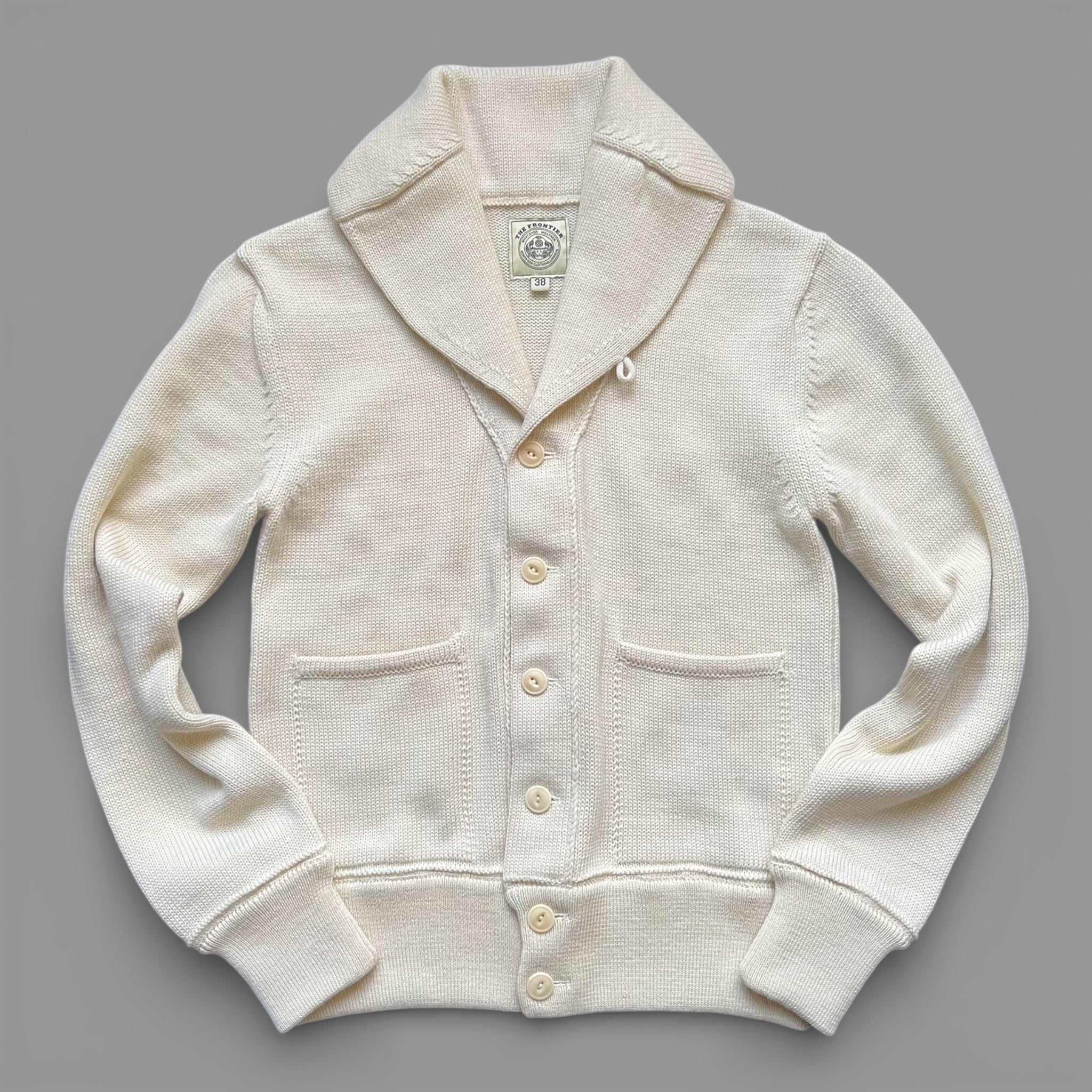 THE FRONTIER CARDIGAN - ECRU