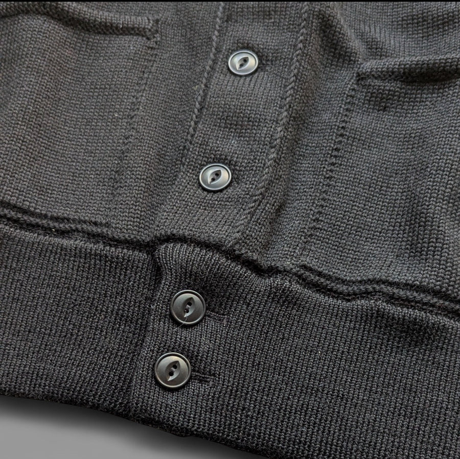 THE FRONTIER CARDIGAN - BLACK