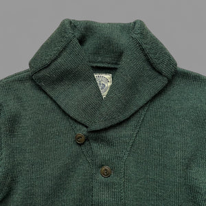 THE FRONTIER CARDIGAN - HEATHER GREEN