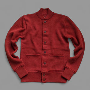 THE BRIG 2  CARDIGAN - RUST