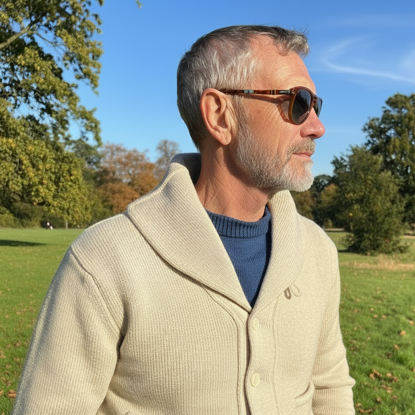 THE FRONTIER CARDIGAN - ECRU