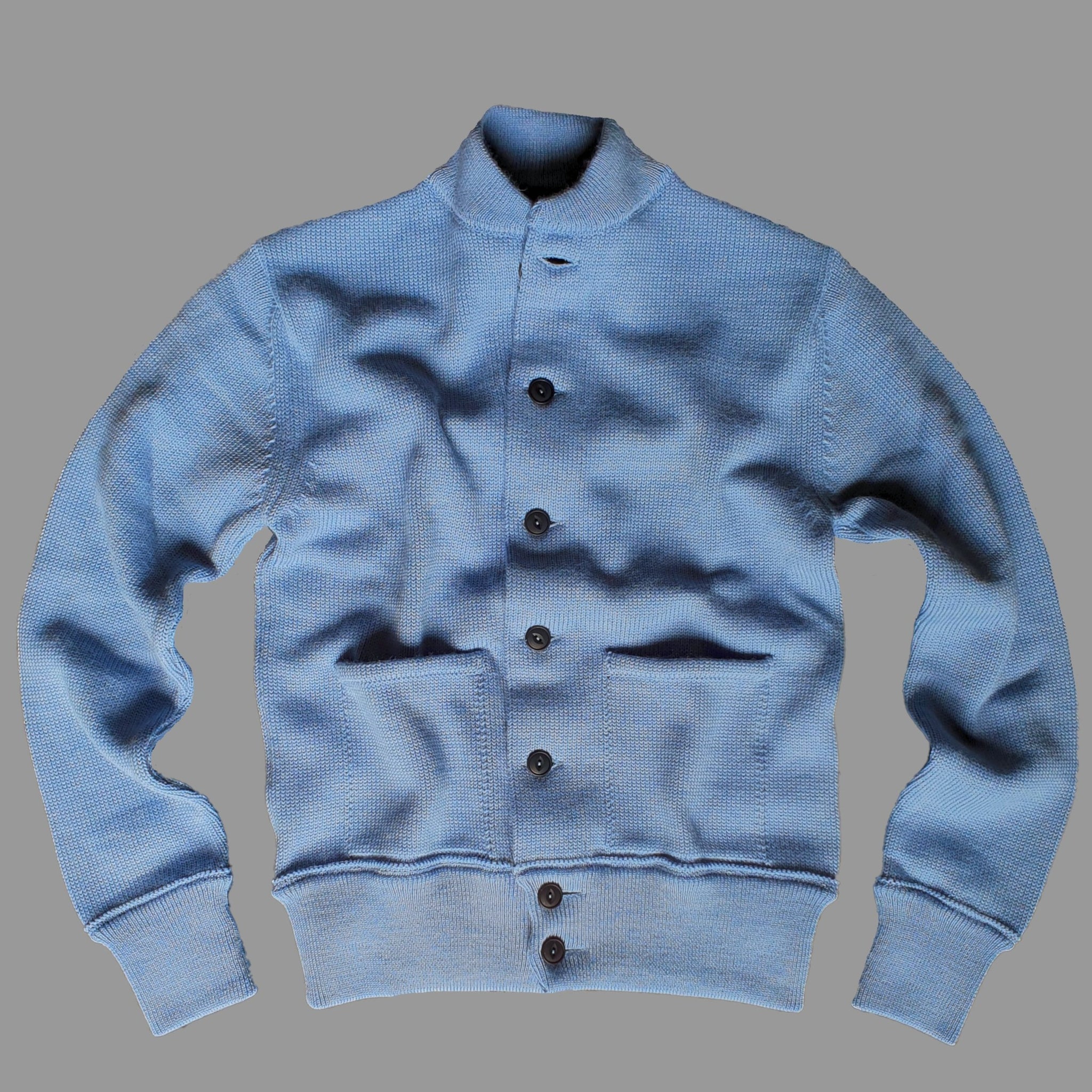 THE BRIG 2 CARDIGAN - SKY BLUE
